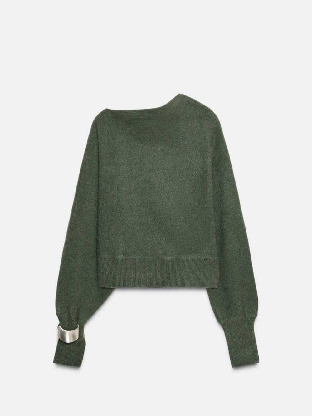 ZARA GREEN KNIT SWEATER